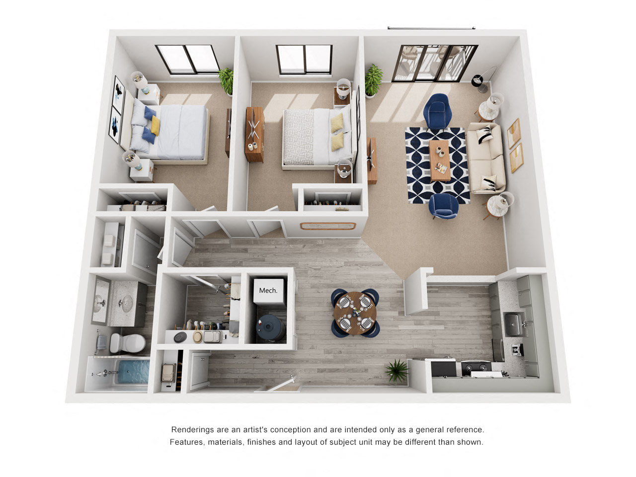 Two Bedroom Apartment